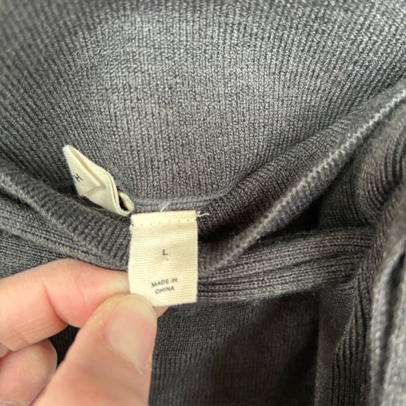 Moth by Anthropologie Wool Blend Wide Leg Crop Pants With Tie Detail Size L - Picture 4 of 8